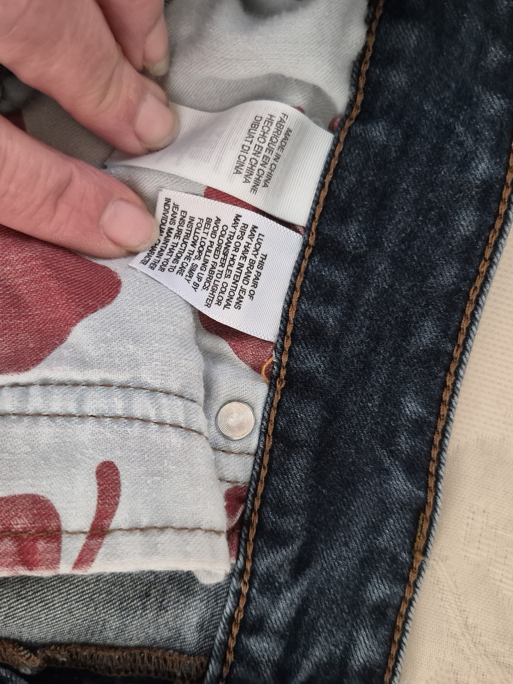 Lucky Brand Women's Lolita  Skinny Jeans - Dark Blue Denim - Picture 5 of 5
